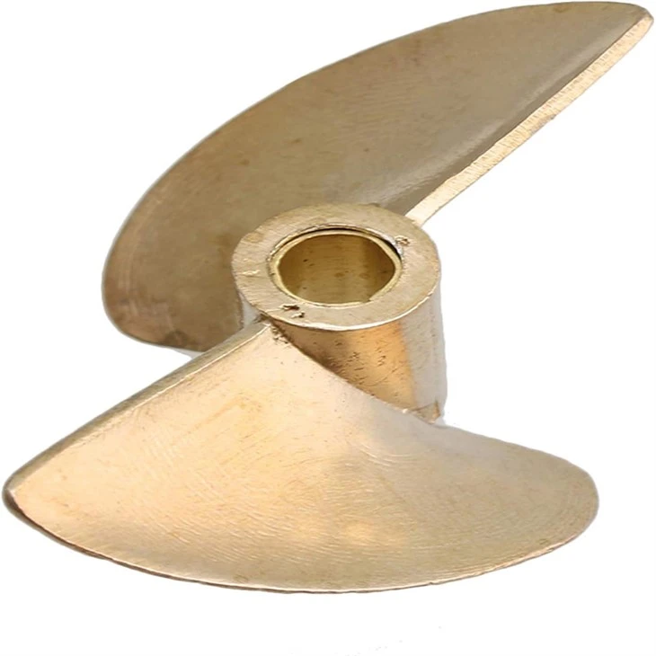 Modellini di barche con elica in ottone a 2 pale